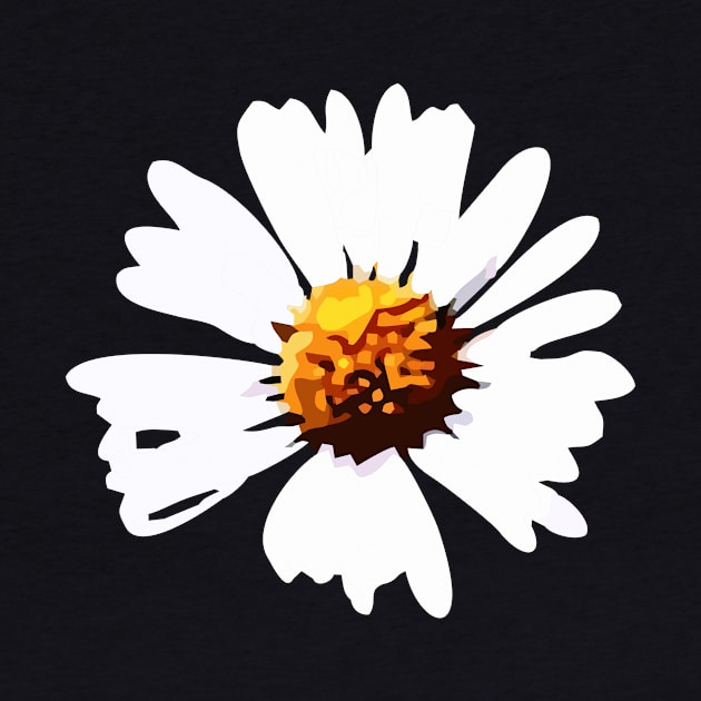 Daisy (Bellis perennis, Asteraceae) by RosArt100